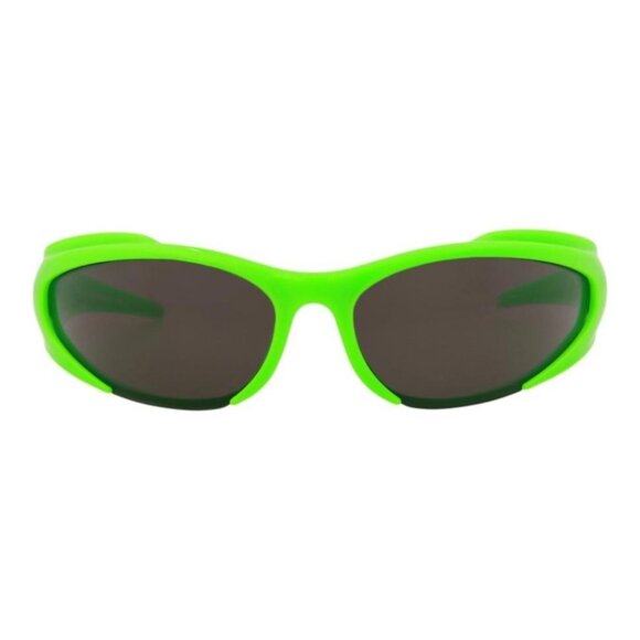 Balenciaga Unisex Shield/Wrap Green Green Grey Fashion Designer Eyewear - Picture 1 of 4
